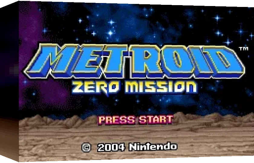 Escape from Metroid Zero Mission — box-3D (WOR)