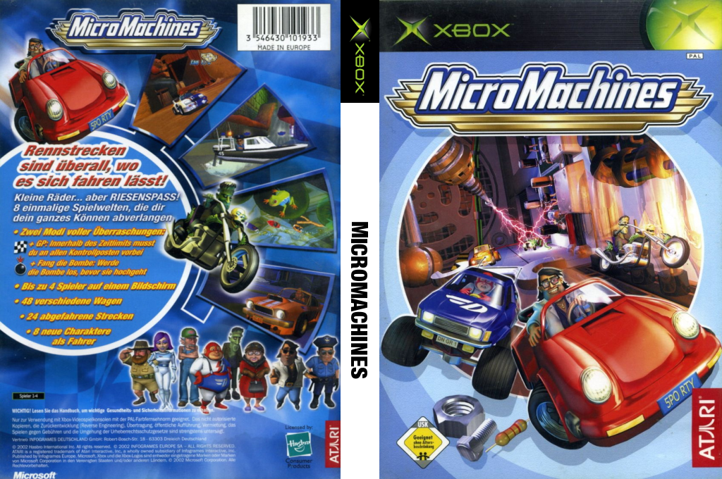 Micro Machines — box-texture (DE)