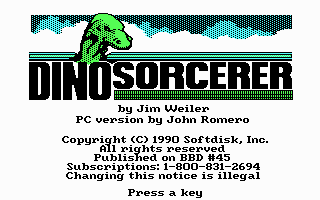 Dino-Sorcerer — sstitle (WOR)