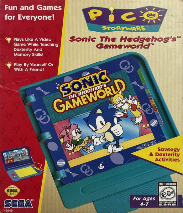 Sonic The Hedgehog's Gameworld box art