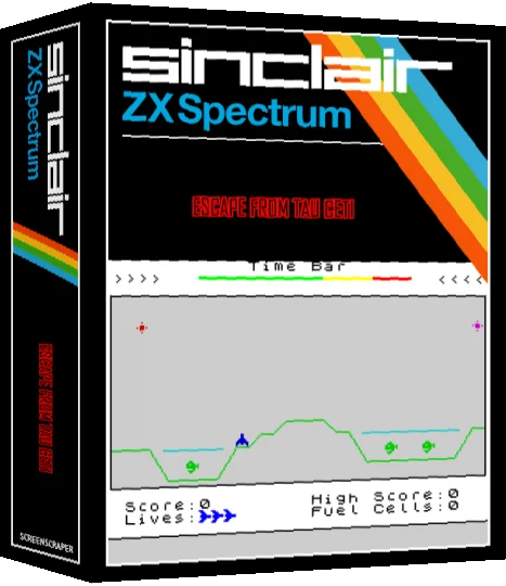 Escape from Tau Ceti — box-3D (SS)