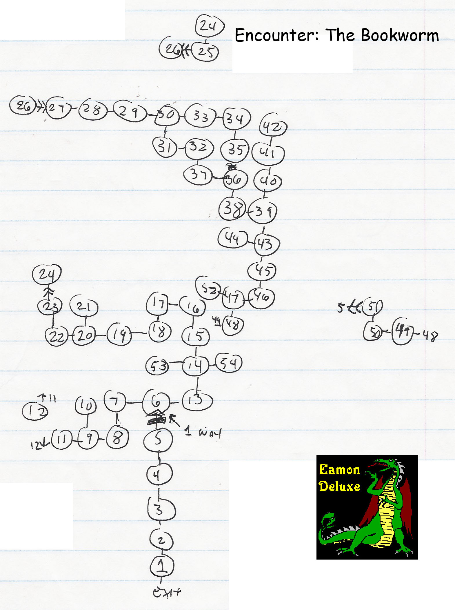 Eamon 188 - Encounter the Bookworm — maps