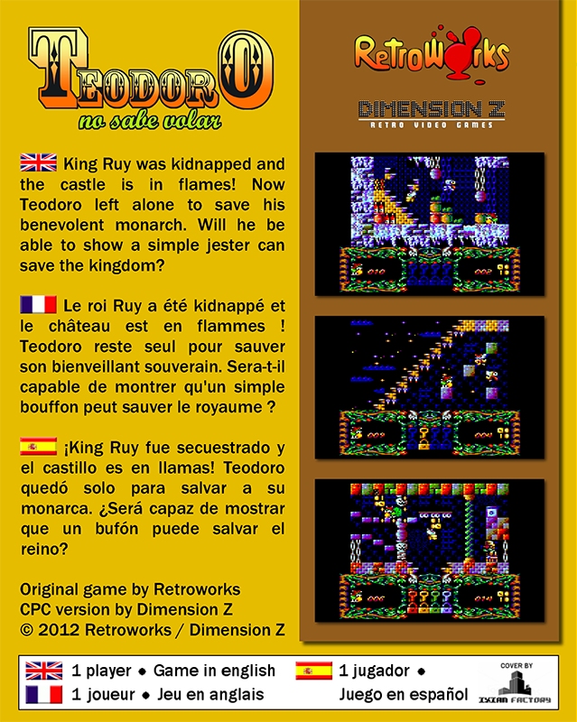 Teodoro No Sabe Volar — box-2D-back (EU)
