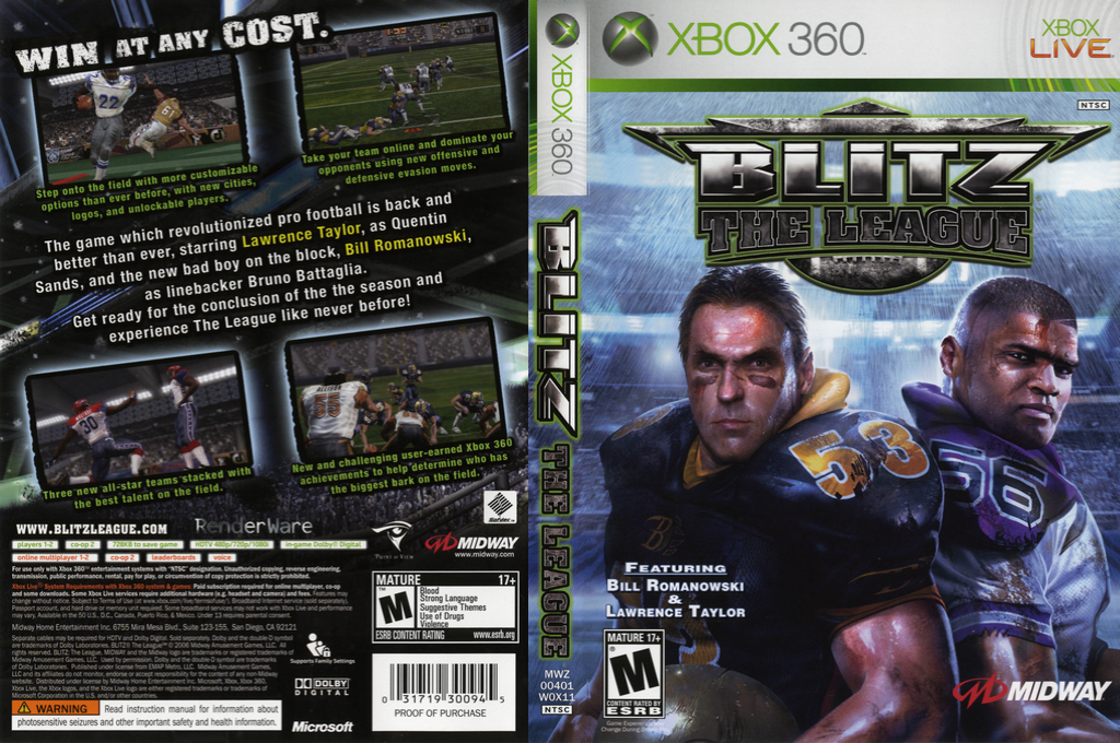 Blitz - The League — box-texture (US)