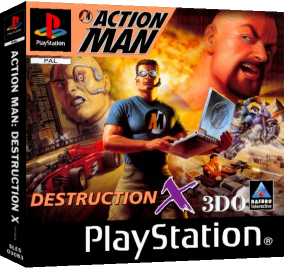 Action Man - Destruction X — box-3D (EU)
