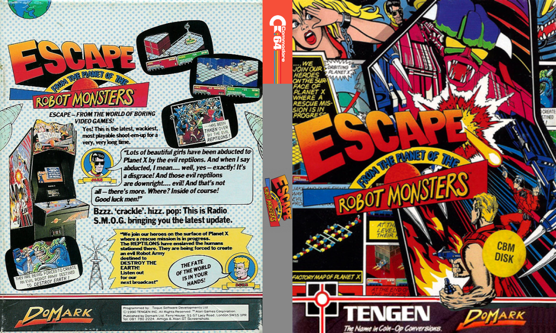Escape From The Planet Of The Robot Monsters — box-texture (EU)