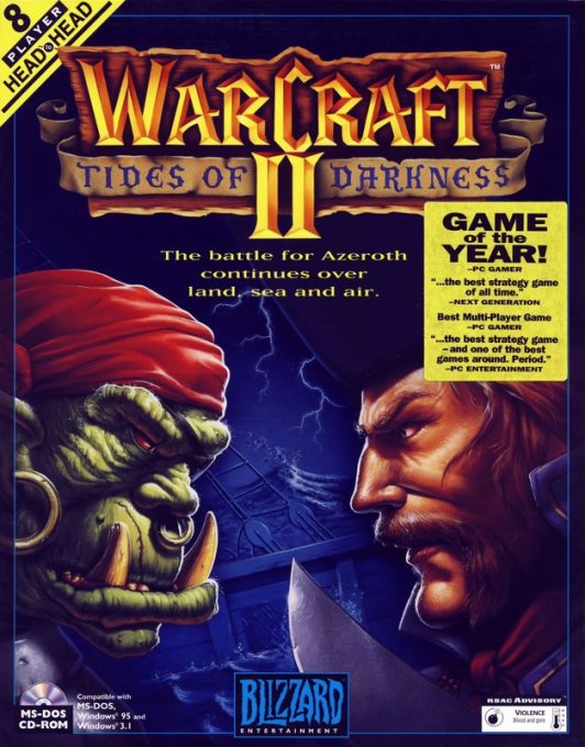 Warcraft 2 - Tides Of Darkness box art