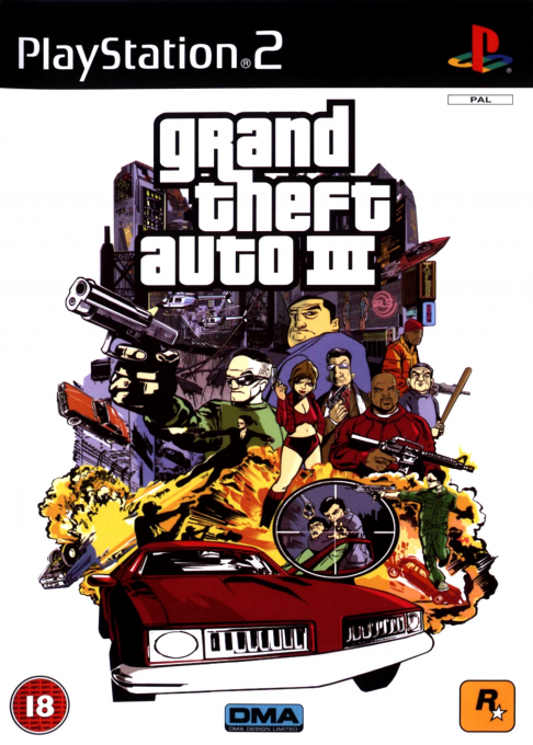 Grand Theft Auto III — box-2D (EU)