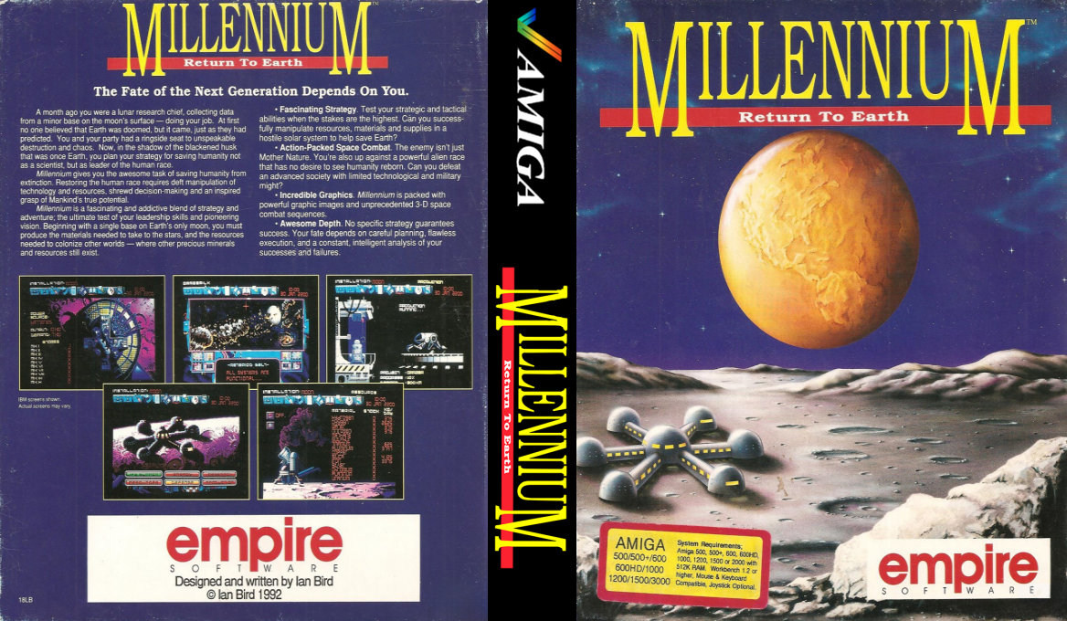 Millenium - Return to Earth — box-texture (US)