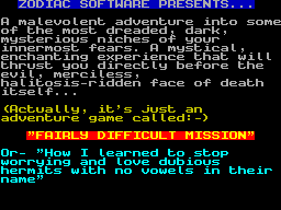 Fairly Difficult Mission — sstitle (WOR)