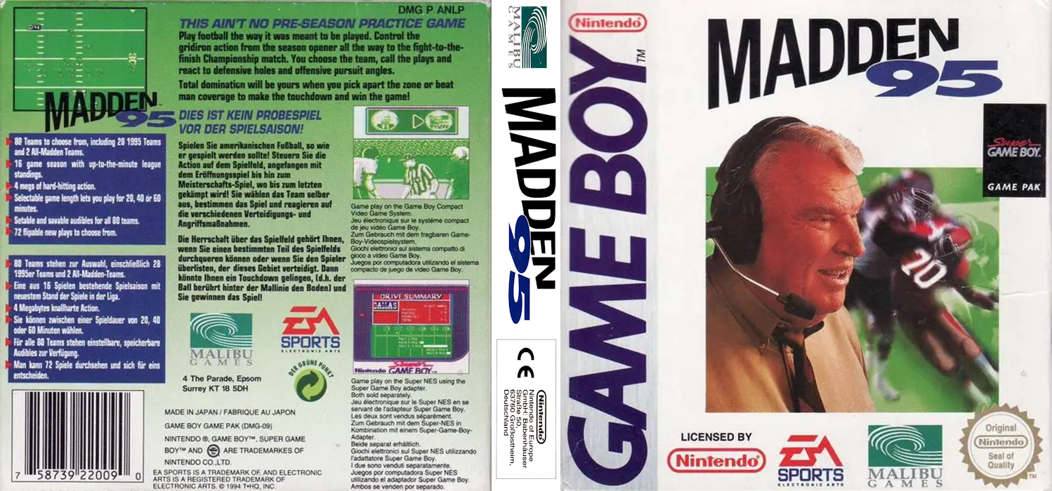 Madden '95 — box-texture (EU)