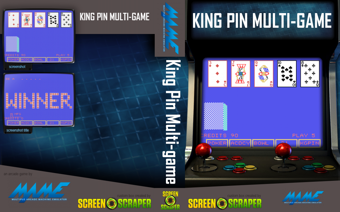 King Pin Multi-game — box-texture (SS)