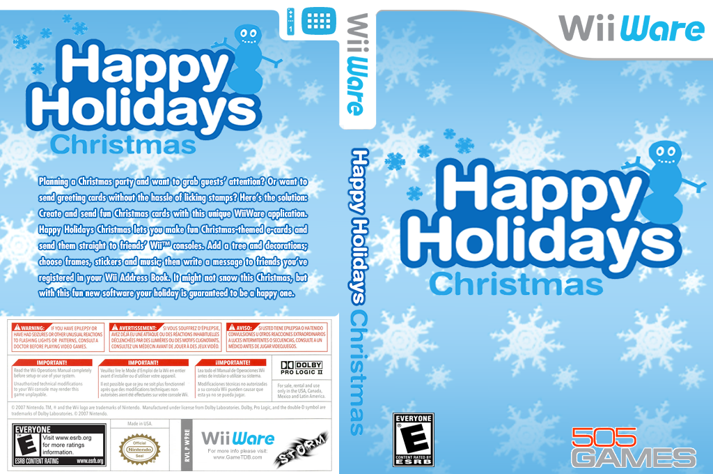 Happy Holidays : Christmas — box-texture (US)