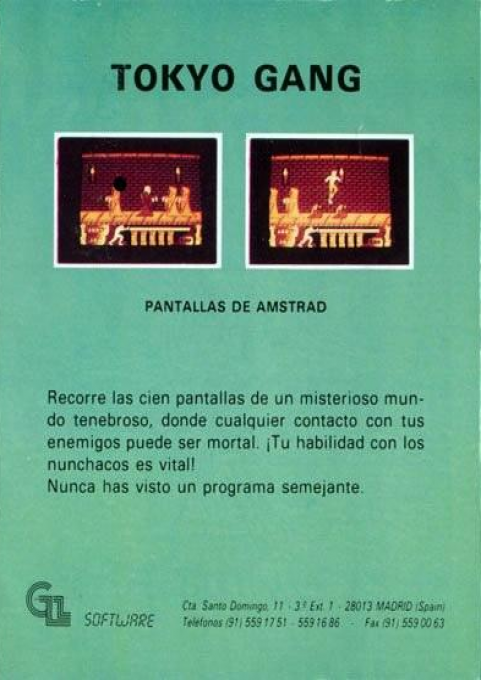 Tokyo Gang — box-2D-back (SP)