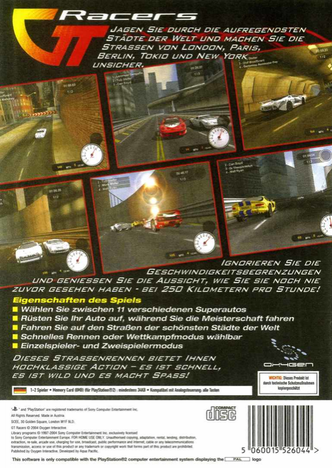 GT Racers — box-2D-back (DE)