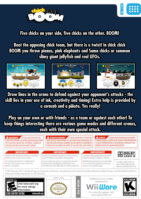 Chick Chick Boom — box-2D-back (US)