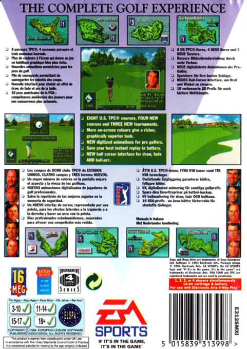Pga Tour Golf 3 — box-2D-back (EU)