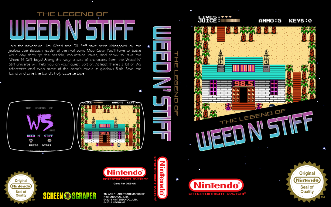 The Legend of Weed N' Stiff — box-texture (SS)