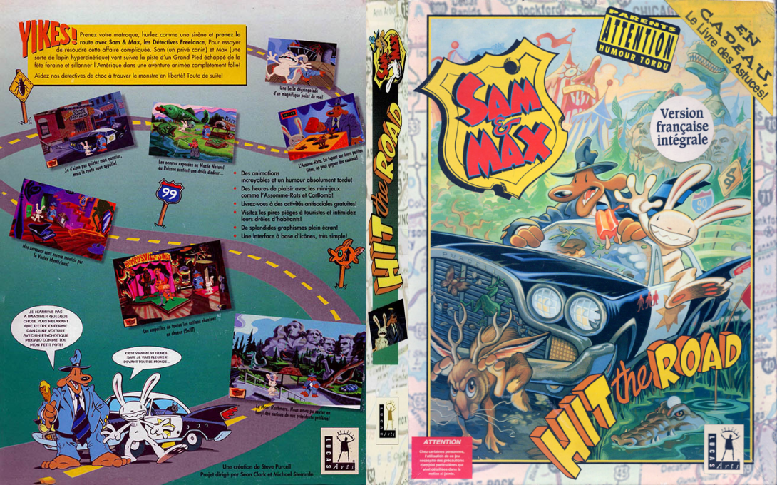 Sam And Max Hit The Road — box-texture (FR)