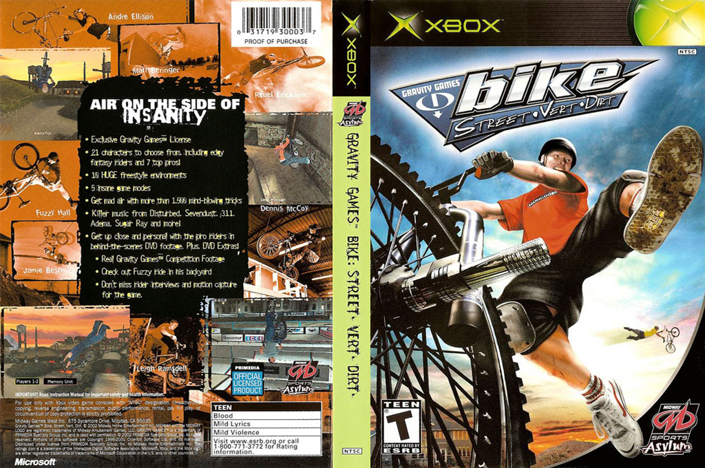 Gravity Games Bike - Street. Vert. Dirt. — box-texture (US)