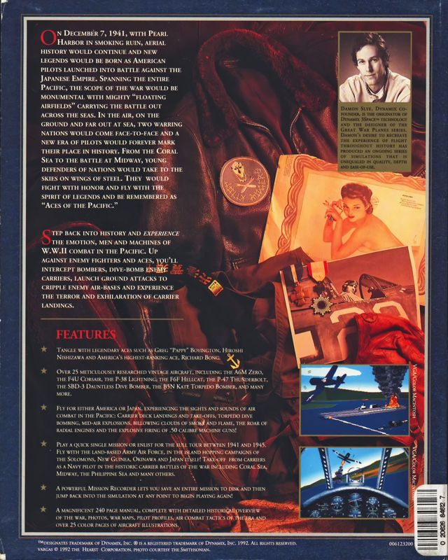 Aces Of The Pacific — box-2D-back (US)