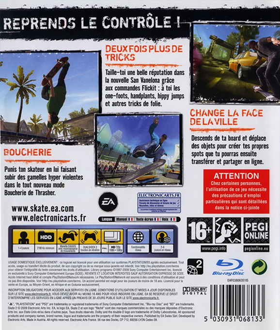 Skate 2 — box-2D-back (FR)