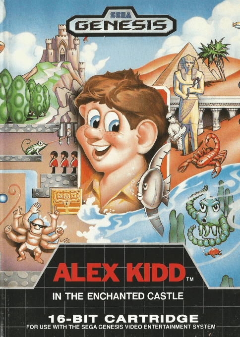 Alex Kidd In The Enchanted Castle — box-2D (CA)