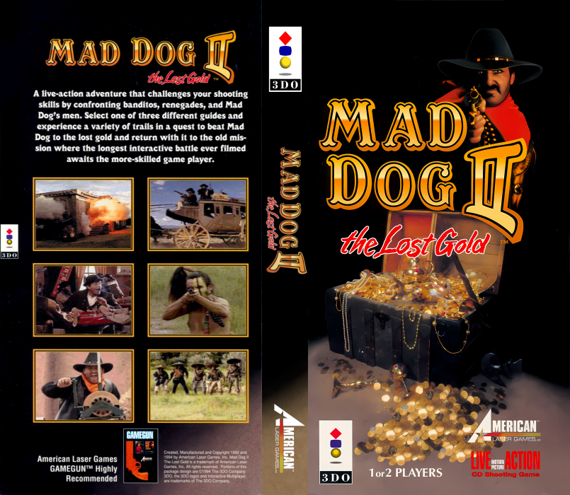 Mad Dog 2 - The Lost Gold — box-texture (US)