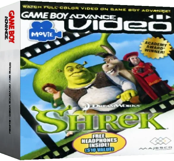 Game Boy Advance Video - Shrek — box-3D (US)