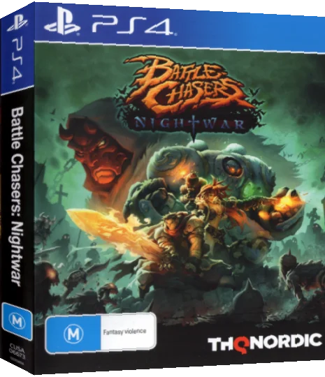 Battle Chasers - Nightwar — box-3D (AU)