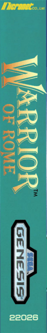 Warrior of Rome — box-2D-side (US)