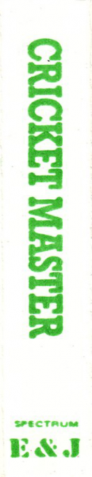 Cricket Master — box-2D-side (UK)