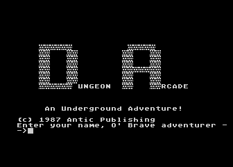 Dungeon Arcade — sstitle (WOR)