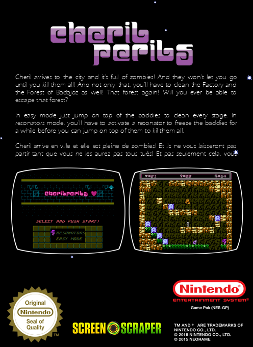 Cheril Perils Classic — box-2D-back (SS)