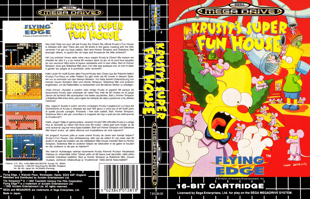 Krusty's Super Fun House — box-texture (EU)