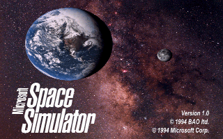 Microsoft Space Simulator — sstitle (WOR)