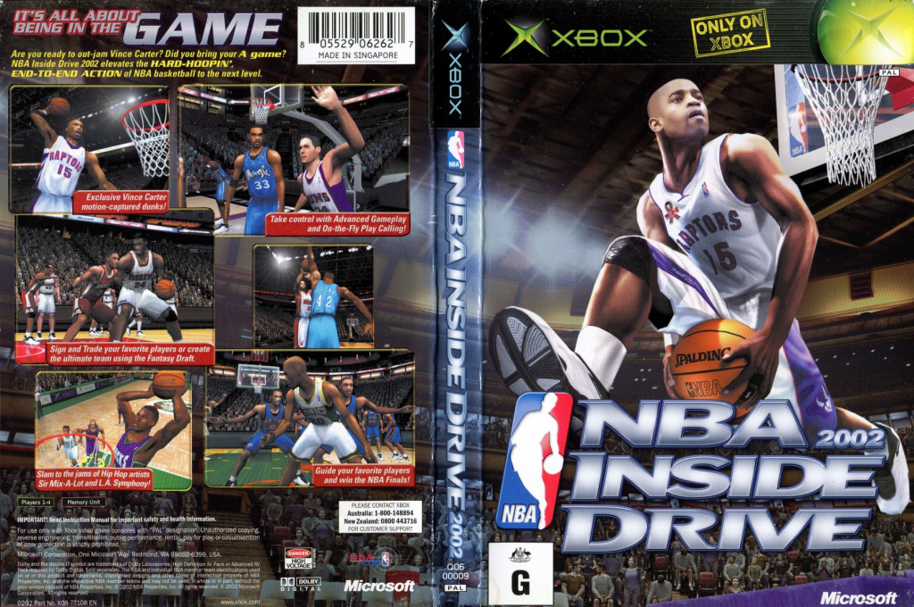 Nba Inside Drive 2002 — box-texture (AU)