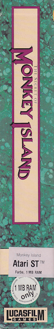 Secret Of Monkey Island, The — box-2D-side (DE)