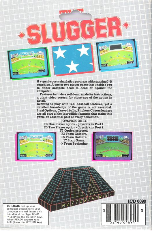 Slugger, The — box-2D-back (US)