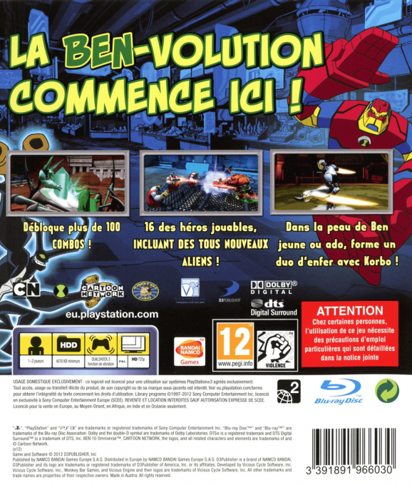 Ben 10 - Omniverse — box-2D-back (FR)