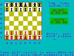 Chess - The Turk — ss (WOR)
