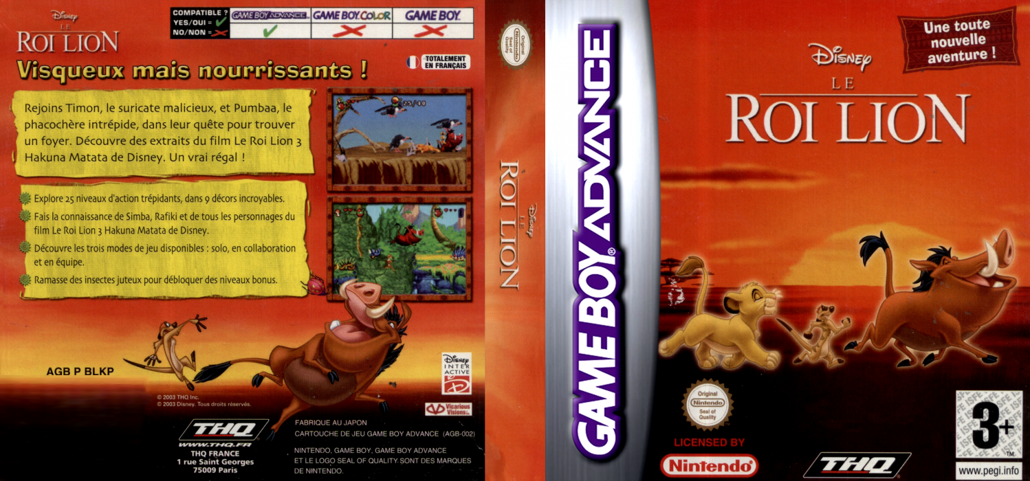 Lion King, The — box-texture (FR)