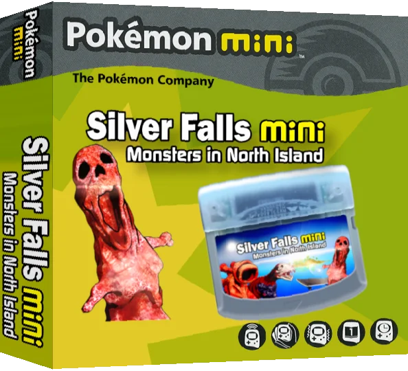 Silver Falls - Monsters In North Island — box-3D (WOR)