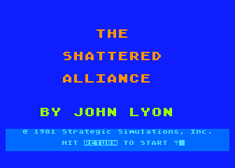 Shattered Alliance, The — sstitle (WOR)