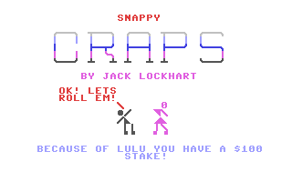 Snappy Craps — sstitle (WOR)