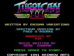 Turrican 2 - The Final Fight — sstitle (EU)