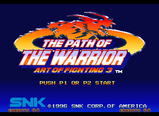 Path Of The Warrior - Art Of Fighting 3, The — sstitle (WOR)