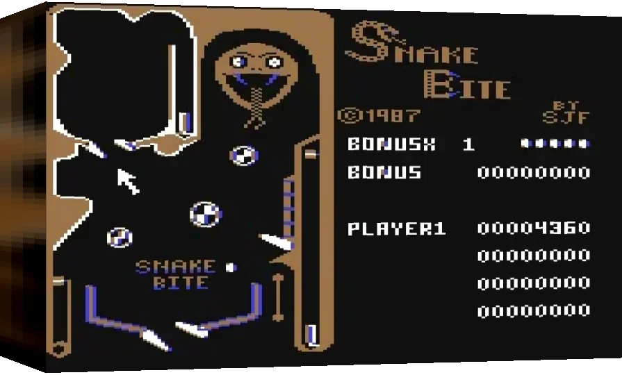 Snake Bite Pinball — box-3D (WOR)