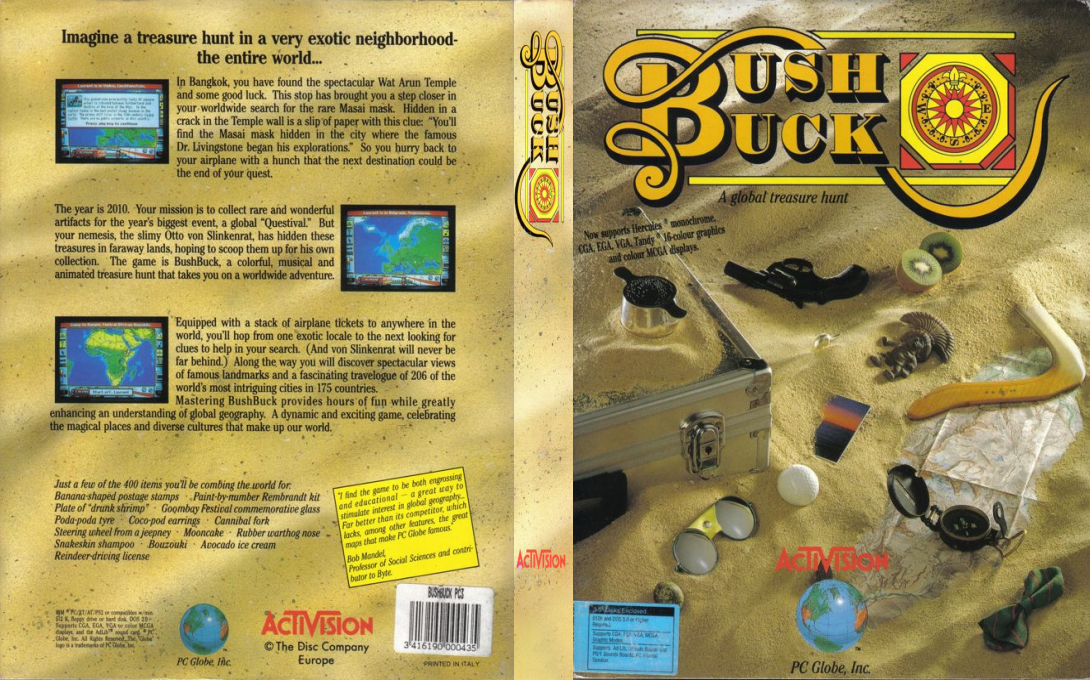 Bush Buck - A global treasure hunt — box-texture (EU)