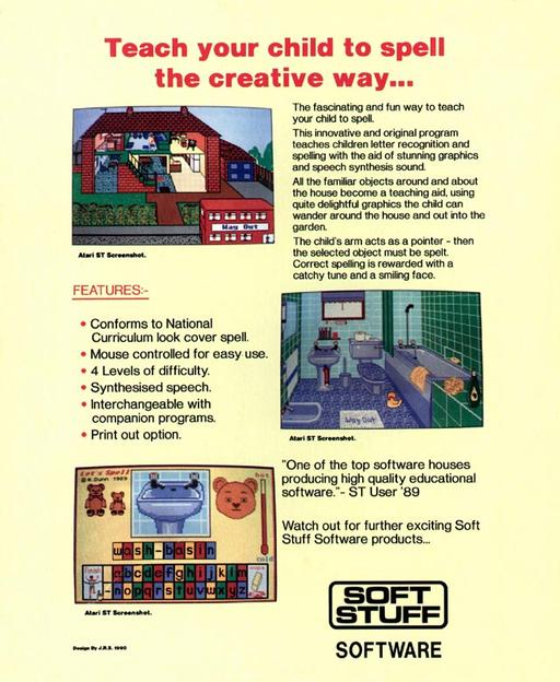 Let's Spell At Home — box-2D-back (WOR)